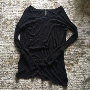 Free People Waffle Knit Thermal
